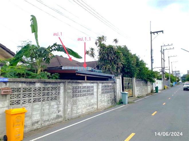 บ้านเดี่ยวหลุดจำนอง ธ.ธนาคารกสิกรไทย กาญจนบุรี เมืองกาญจนบุรี ลาดหญ้า